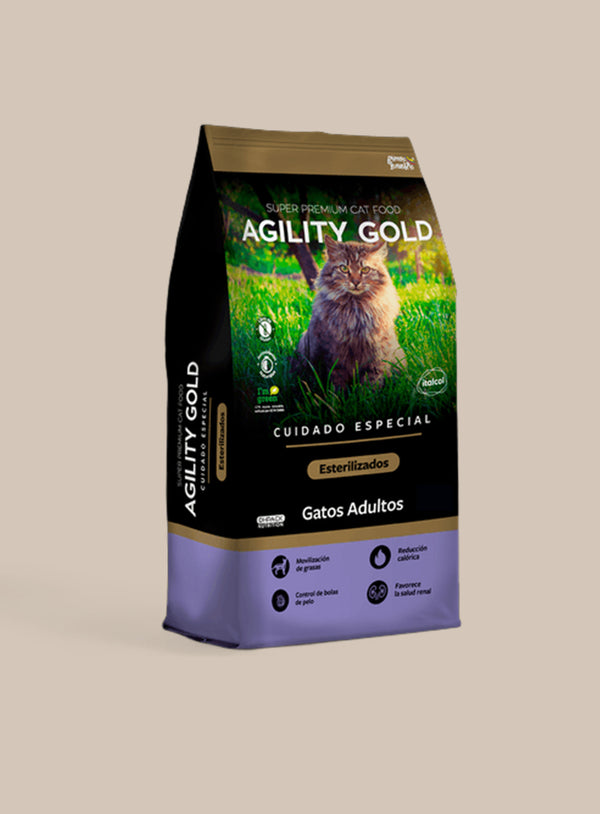 AGILITY GOLD GATOS ESTERILIZADOS