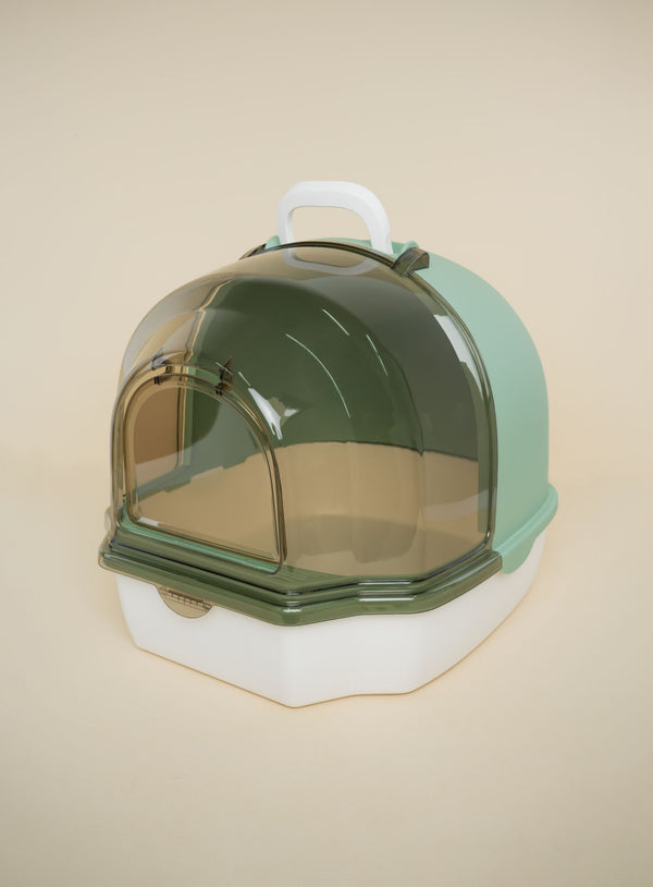 Arenero Cubierto Verde