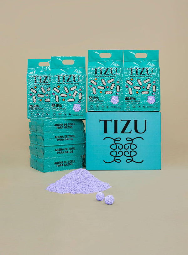 CAJA DE ARENA TIZU  X 8 UNIDADES