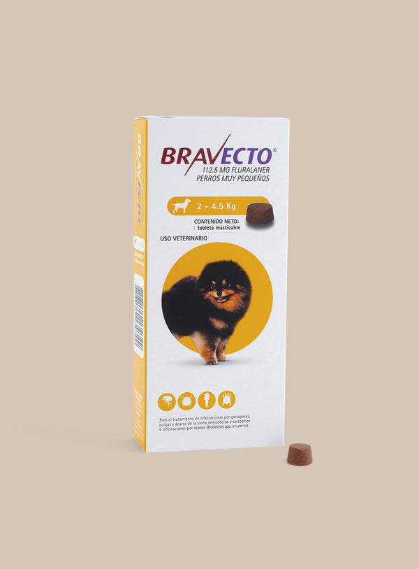 ANTIPULGAS BRAVECTO 2 - 4.5 KG