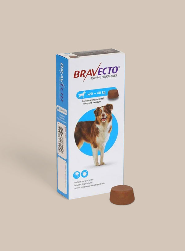 ANTI PULGAS BRAVECTO 20 - 40 KG