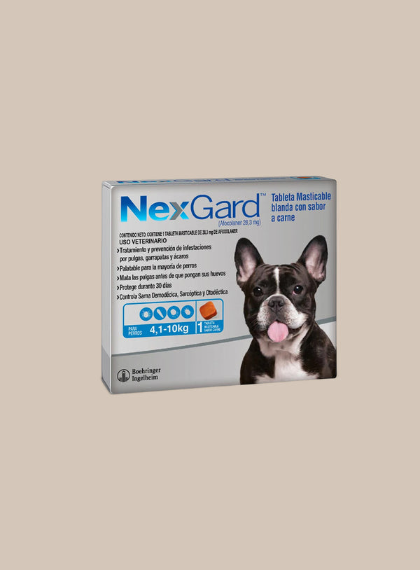 ANTI PULGAS NEXGARD 4.1 - 10 kg