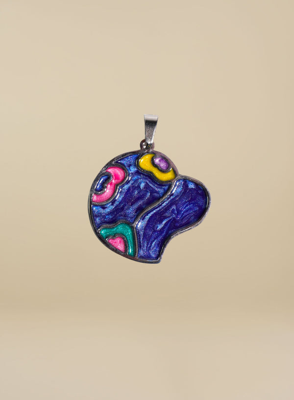 Placa Corazón Cosmico 10